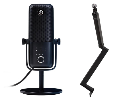 Mikrofon Elgato WAVE:3 + Wave Mic Arm (Low Profile)